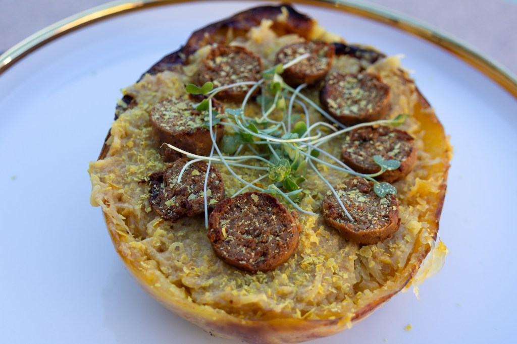 Idea 23. Soy Spaghetti Squash – 5&nbsp;Ingredients!