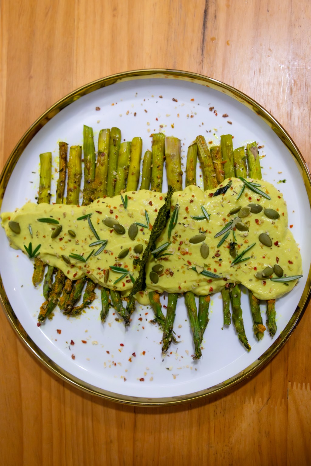 Idea 29. Asparagus & Cauliflower&nbsp;Mash.