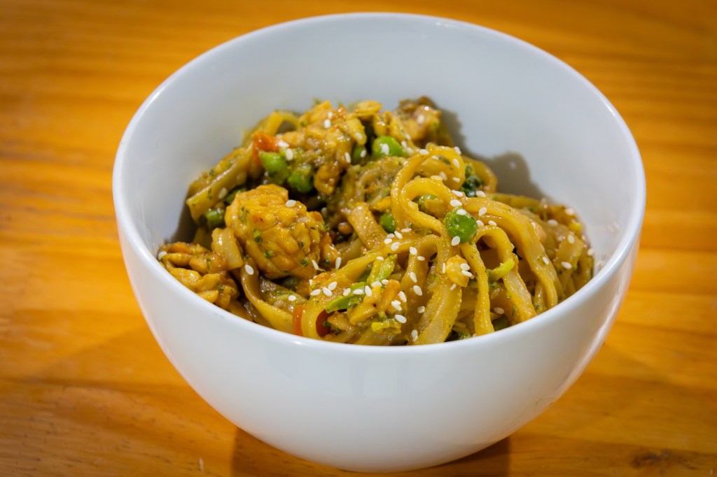 Idea 37. Soy Noodles With Tempeh. Over 90 gr&nbsp;Protein!!!!!